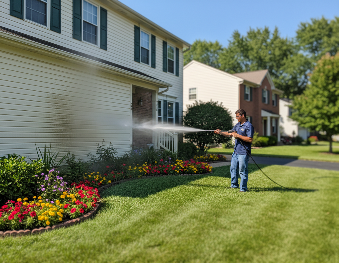 Pressure Washing In Lewis Center